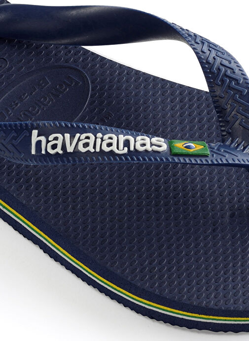Havaianas Koyu Lacivert Erkek Terlik BRASIL LOGO - Görsel 4