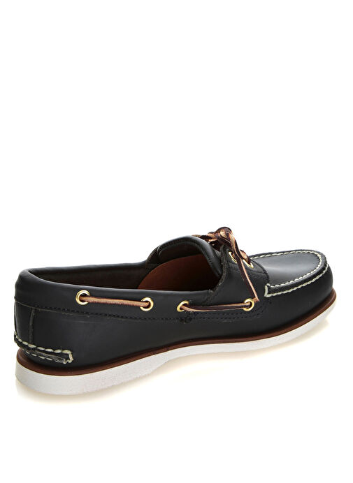 Timberland Classic Boat Koyu Lacivert Deri Erkek Günlük Ayakkabı - Görsel 4