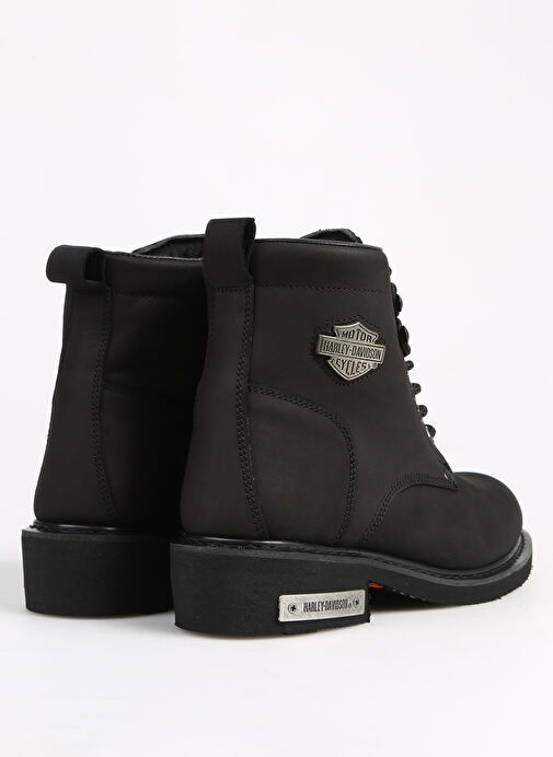 Harley Davidson Siyah Erkek Deri Bot - Görsel 4