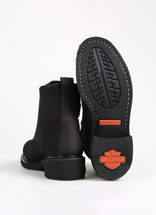 Harley Davidson Siyah Erkek Deri Bot - Görsel 5