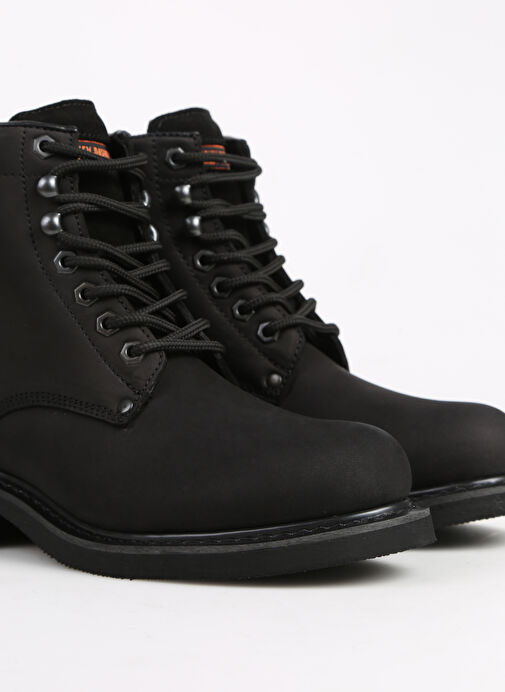 Harley Davidson Siyah Erkek Deri Bot - Görsel 6