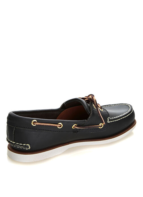 Timberland Koyu Lacivert Erkek Deri Günlük Ayakkabı Classic Boat 2 Eye - Görsel 7