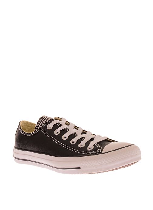 Converse 132174C Chuck Tayl Siyah Deri Kadın Sneaker - Görsel 4