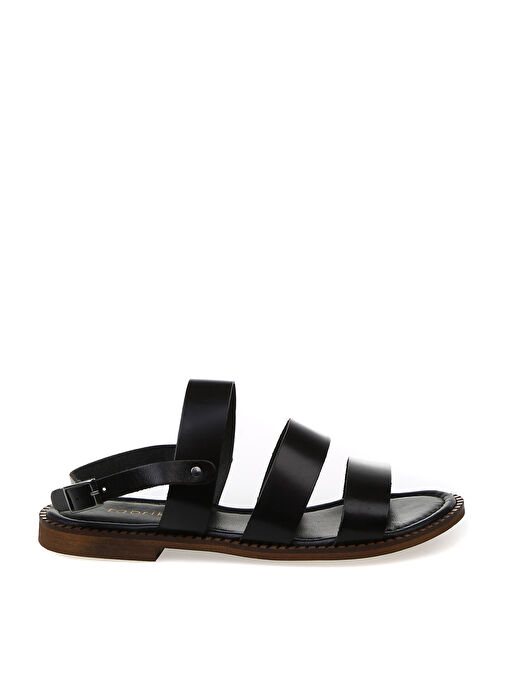 Fabrika Siyah Sandalet - Görsel 2
