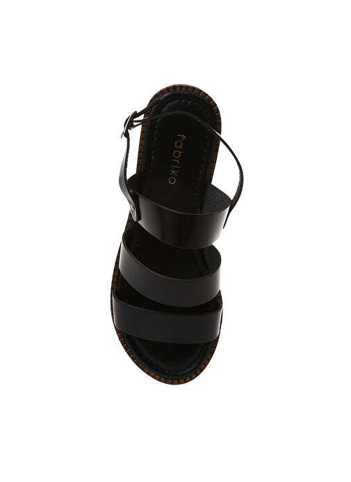 Fabrika Siyah Sandalet - Görsel 5