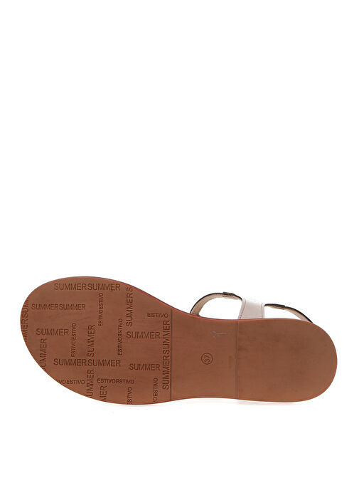 Fabrika Bej Kadın Sandalet PERWAR - Görsel 4