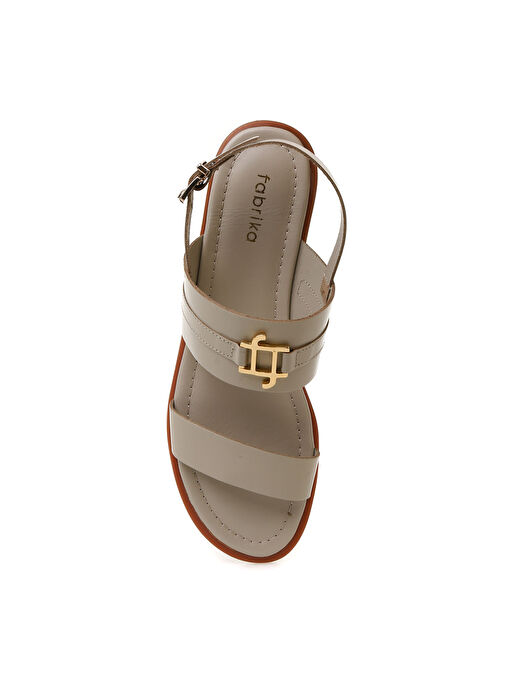 Fabrika Bej Kadın Sandalet ARYA - Görsel 5