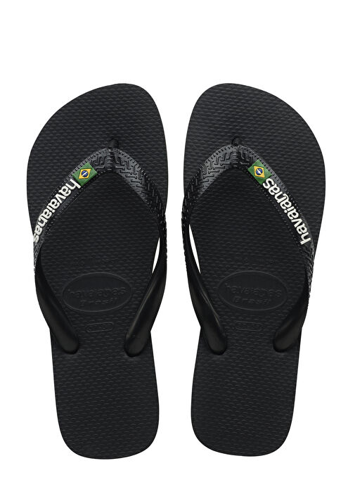 Havaianas Siyah Erkek Terlik BRASIL LOGO - Görsel 2