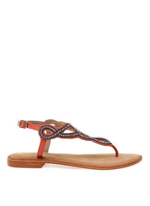 Vero Moda Liv Bilekten Bağlamalı Taşlı Sandalet - Görsel 2