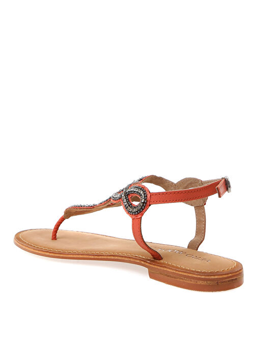 Vero Moda Liv Bilekten Bağlamalı Taşlı Sandalet - Görsel 3