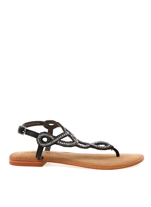 Vero Moda Liv Bilekten Bağlamalı Taşlı Sandalet - Görsel 3