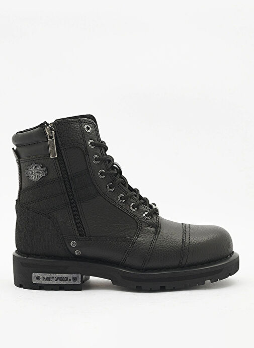 Harley Davidson Siyah Erkek Deri Bot CARTER- EXC - Görsel 2
