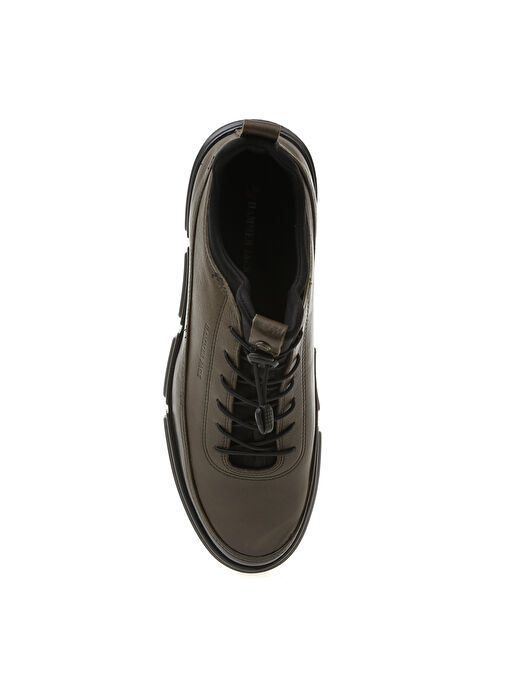 Hammer Jack Haki Deri Erkek Günlük Spor Ayakkabı 102 19676 - Görsel 5