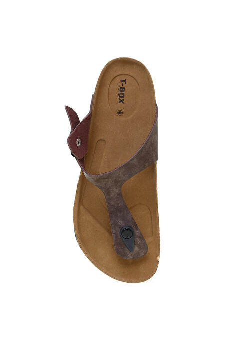 Kahve Kadın Terlik M49-SNEEK NUBUK - Görsel 5