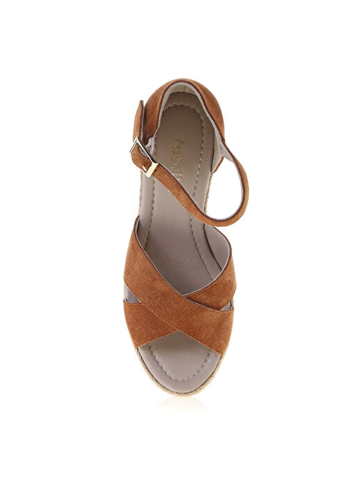 Fabrika Tarçın Deri Kadın Espadril L20-ELI - Görsel 5