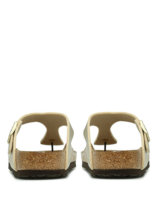 Birkenstock Altın Kadın Deri Terlik GIZEH BF - Görsel 4