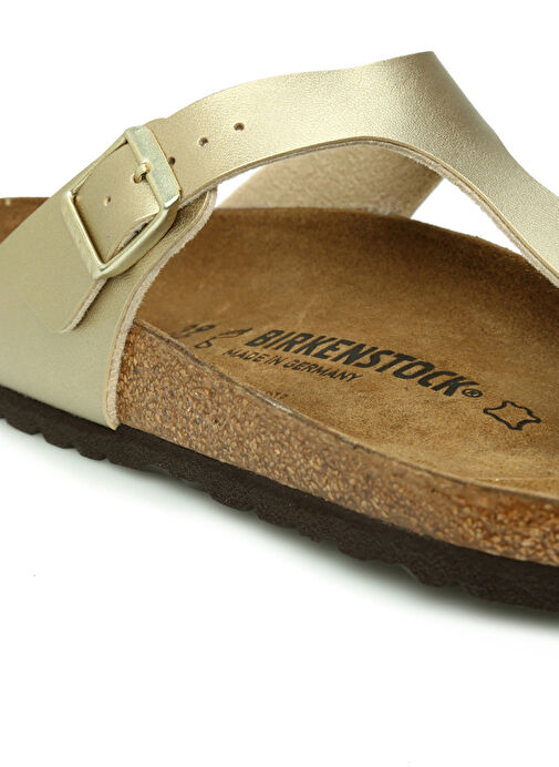 Birkenstock Altın Kadın Deri Terlik GIZEH BF - Görsel 3