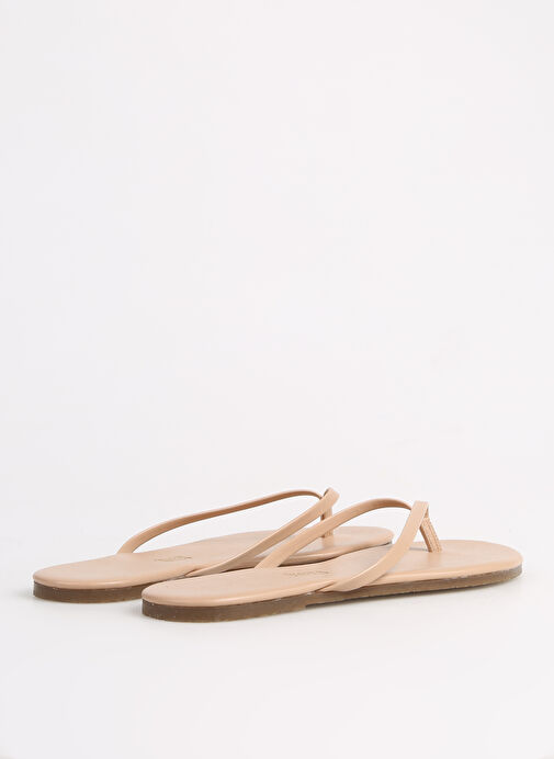 Tkees Krem Kadın Terlik TK-2011 - Görsel 4