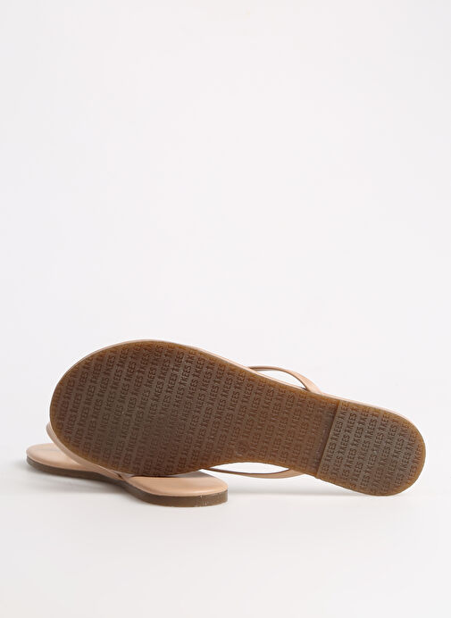 Tkees Krem Kadın Terlik TK-2011 - Görsel 5