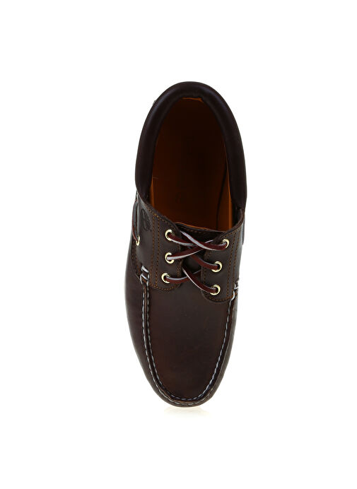 Timberland Timberland Authentic BOAT SHOE Kahve Deri Erkek Günlük Ayakkabı - Görsel 5