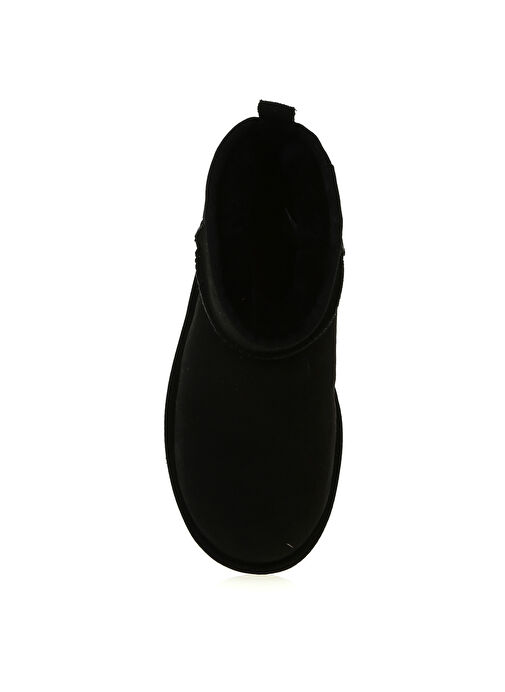 Ugg W CLASSIC ULTRA MINI Siyah Kadın Süet + Deri Bot 1116109 - Görsel 5