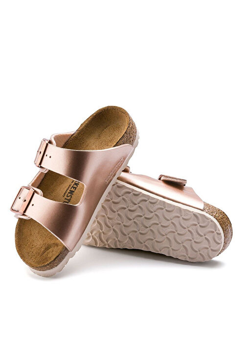 Birkenstock Bakır Kadın Deri Terlik 1012478 - Görsel 3