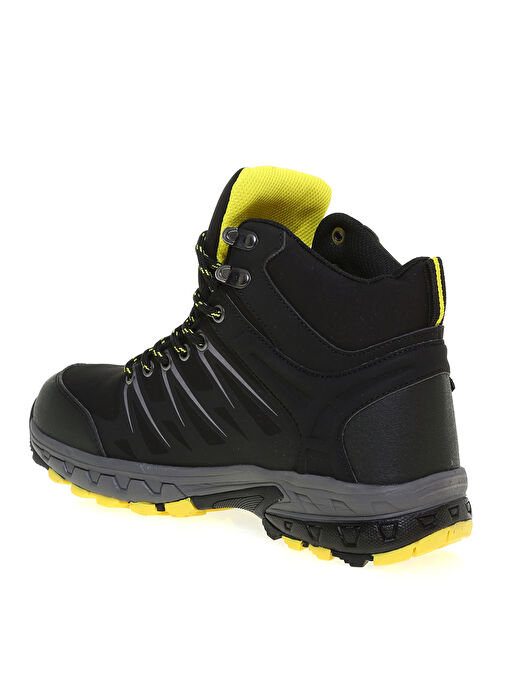 Hammer Jack Siyah - Sarı Kadın Deri Bot 102 19900-GSIYAH-SARI-2 - Görsel 4