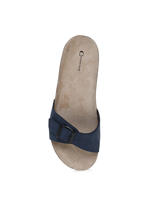 Cotton Bar Lacivert Terlik - Görsel 5