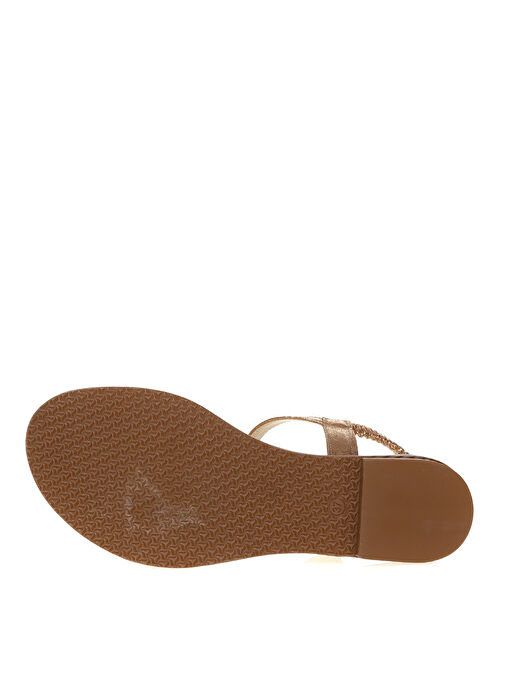 Altın Kadın Sandalet DOBERAN - Görsel 4