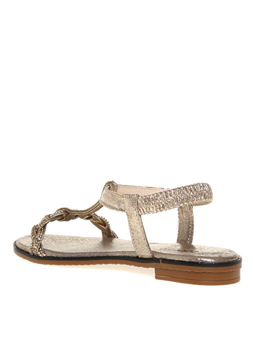 Fabrika Altın Kadın Sandalet QUARK - Görsel 3