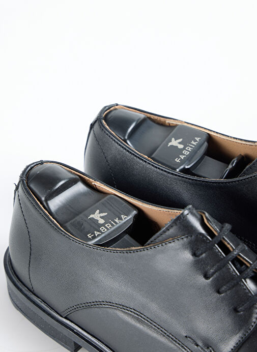 Fabrika Siyah Erkek Deri Klasik Ayakkabı HOPER - Görsel 6