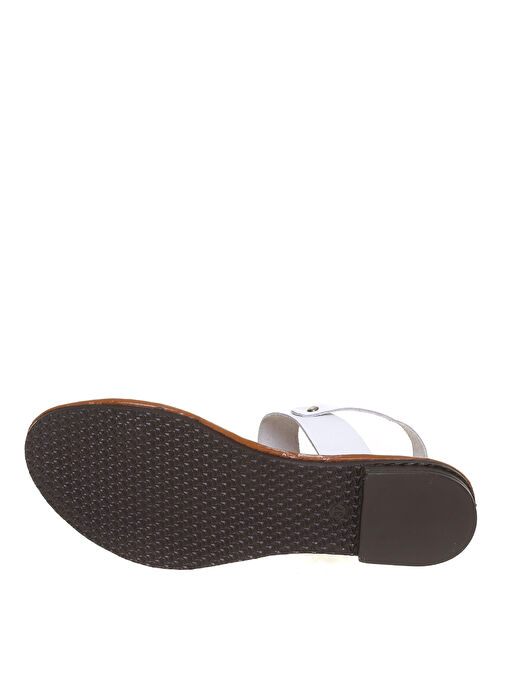 Limon Beyaz-Pembe Kadın Sandalet LOMBARDIA - Görsel 4