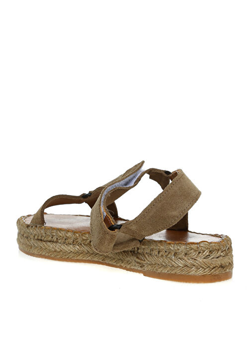 Fabrika Deri Vizon Kadın Sandalet HEMANT - Görsel 3