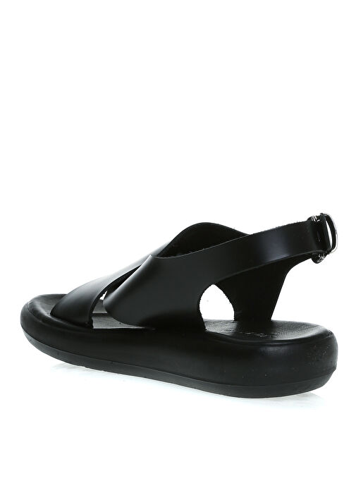 Fabrika Siyah Sandalet - Görsel 3
