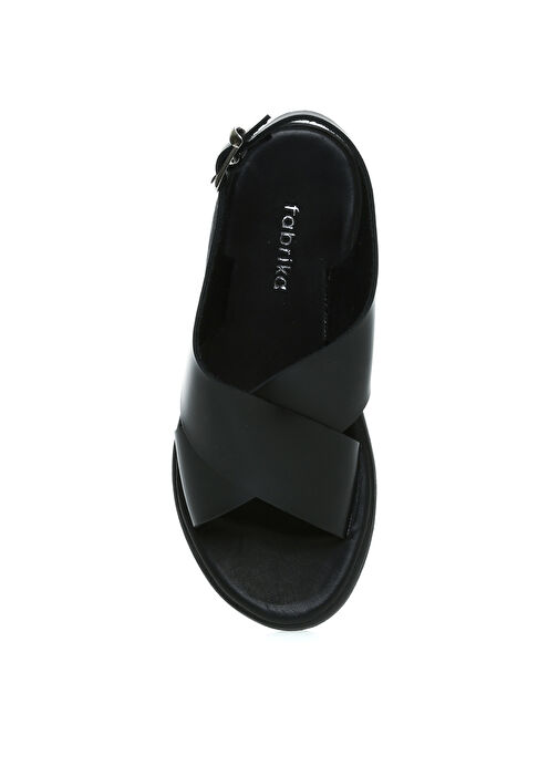 Fabrika Siyah Sandalet - Görsel 5