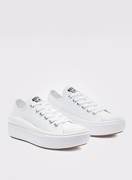 Converse 570257C Beyaz Kadın Kanvas Lifestyle Ayakkabı - Görsel 4