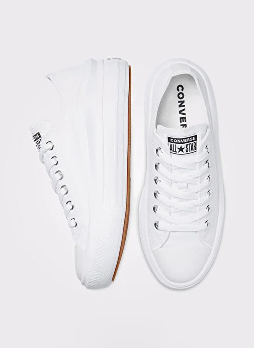 Converse 570257C Beyaz Kadın Kanvas Lifestyle Ayakkabı - Görsel 5