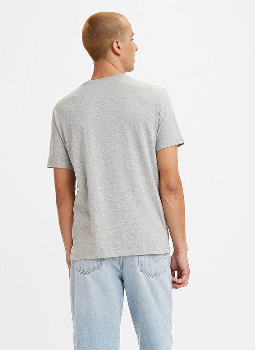 Levis Erkek Gri Bisiklet Yaka T-Shirt - 1008147 | Boyner