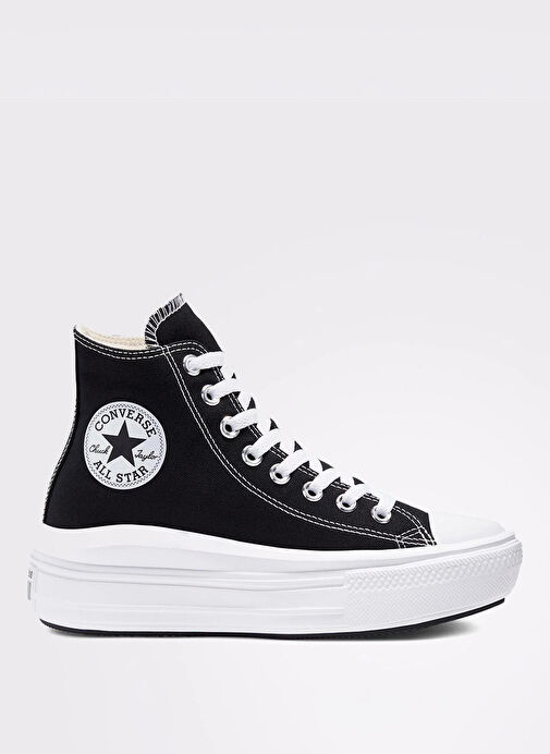 Converse 568497C Siyah Kanvas Kadın Sneaker - Görsel 2