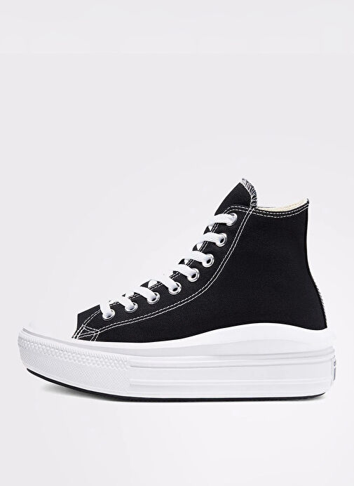 Converse 568497C Siyah Kanvas Kadın Sneaker - Görsel 6