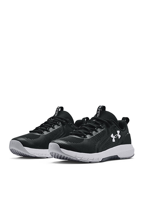 Under Armour 3023703-UA Charged Commit TR 3 Siyah - Beyaz Training Ayakkabısı