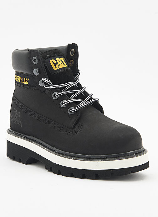 Caterpillar Siyah-Beyaz Kadın Deri Bot MIMICRY - Görsel 3