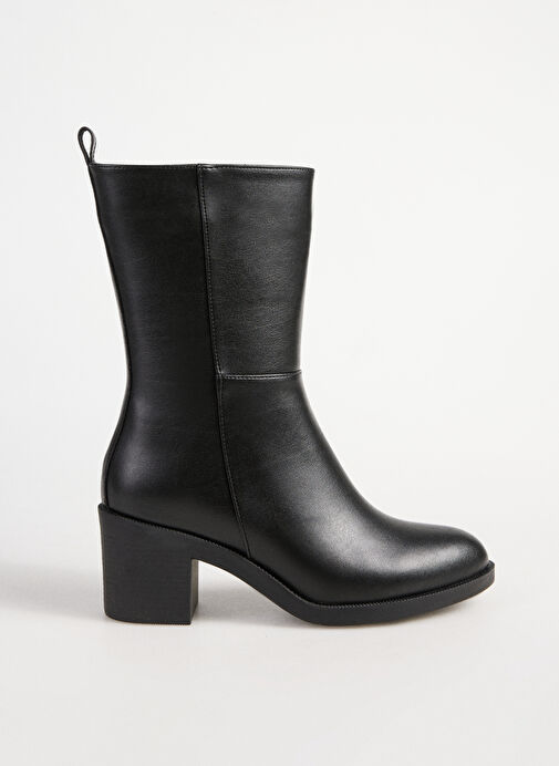 Siyah Kadın Topuklu Bot CHARLOTTE - Görsel 2