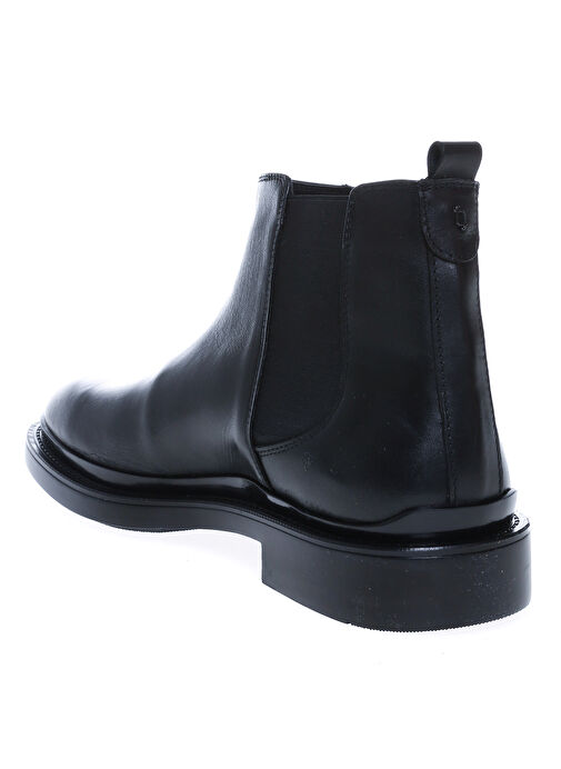 Fabrika Deri Siyah Erkek Bot KARLO - Görsel 3