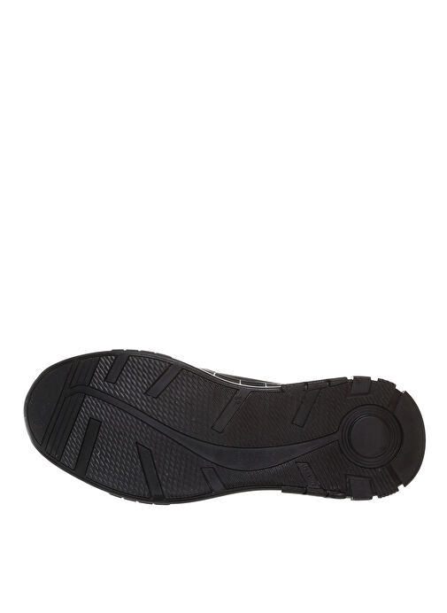 Hammer Jack Siyah Hakiki Deri Erkek Günlük Spor Ayakkabı LAZNE AYAKKABI - Görsel 4