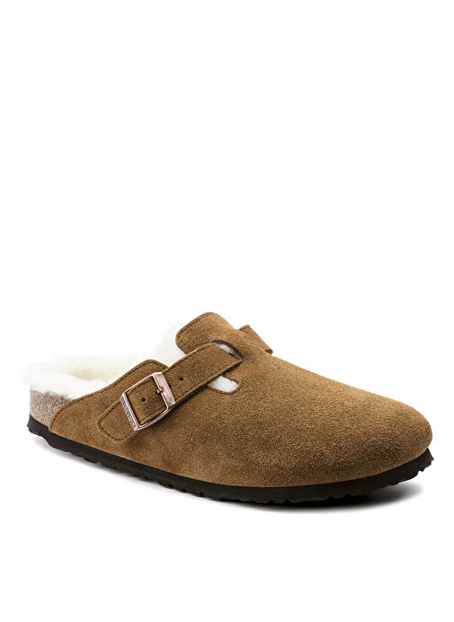 Birkenstock Vizon Erkek Süet + Yün Terlik 1001141 BOSTON FELL VL - Görsel 2