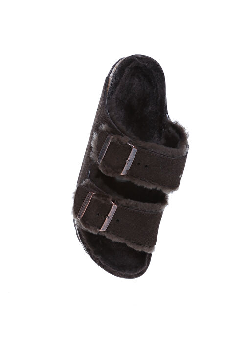 Birkenstock Kahverengi Kadın Süet Terlik 1020528 - Görsel 5