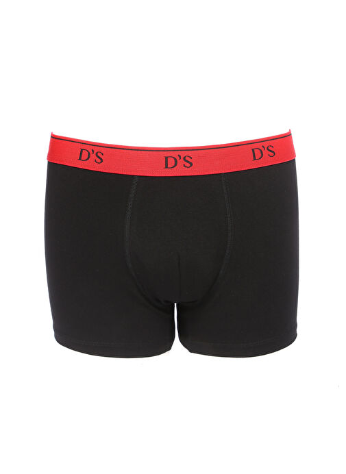 Ds Damat Siyah - Gri Erkek Boxer DS Damat Comfort 2 li Boxer Pırlant