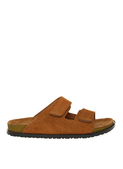 Fabrika Tarçın Deri Erkek Terlik RICKY - Görsel 2