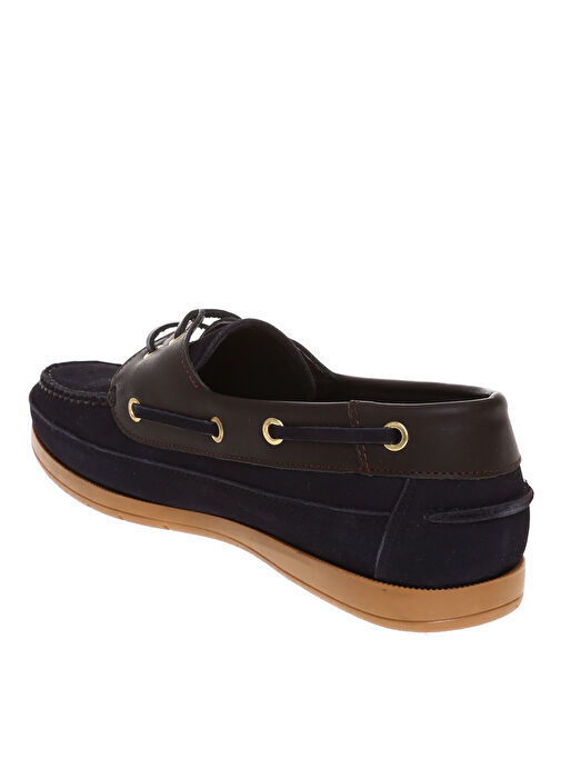 Cotton Bar Deri Lacivert Erkek Günlük Ayakkabı UPPERT NUBUK - Görsel 3